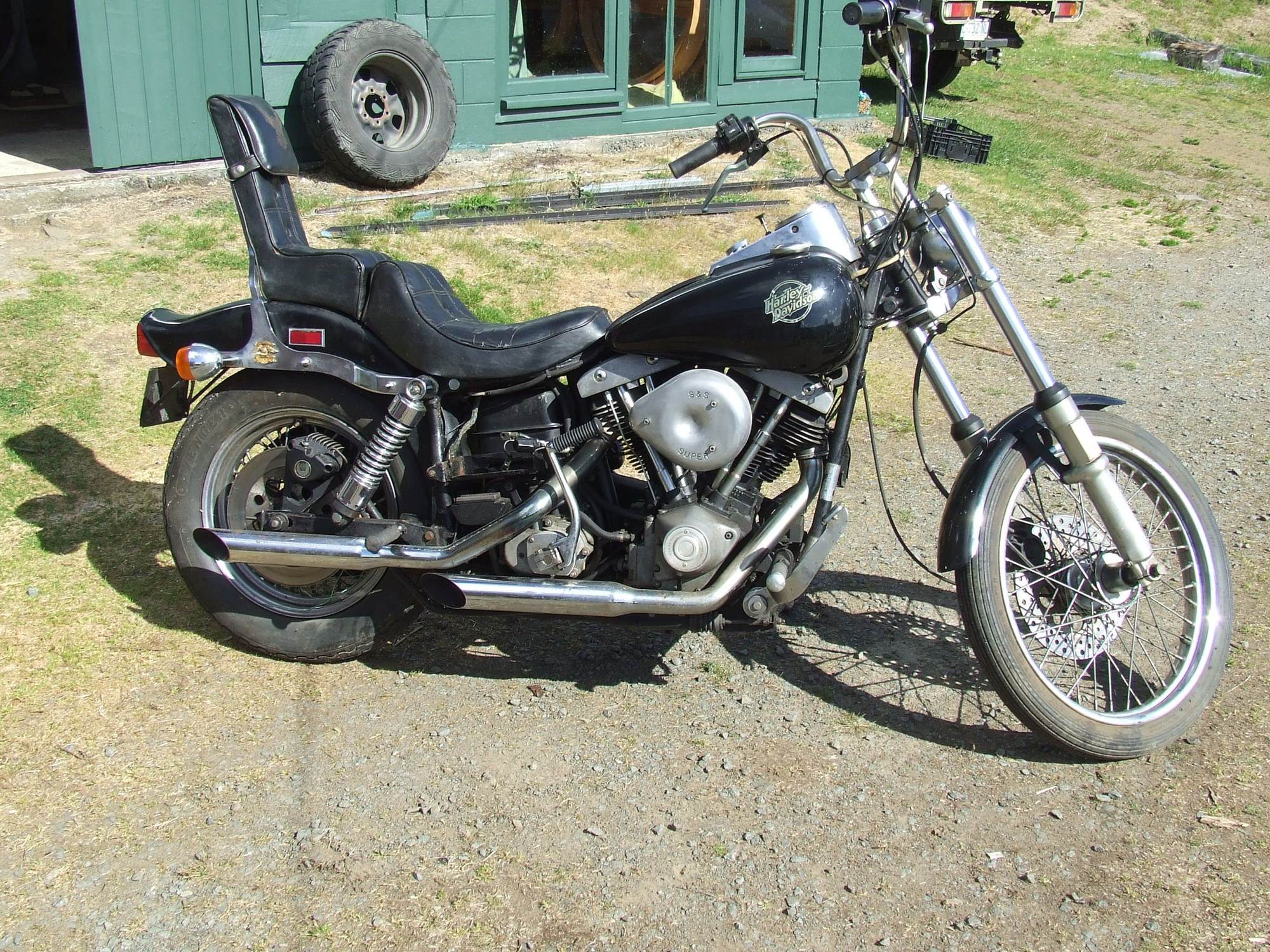 harley davidson with 30 inch front wheel for sale