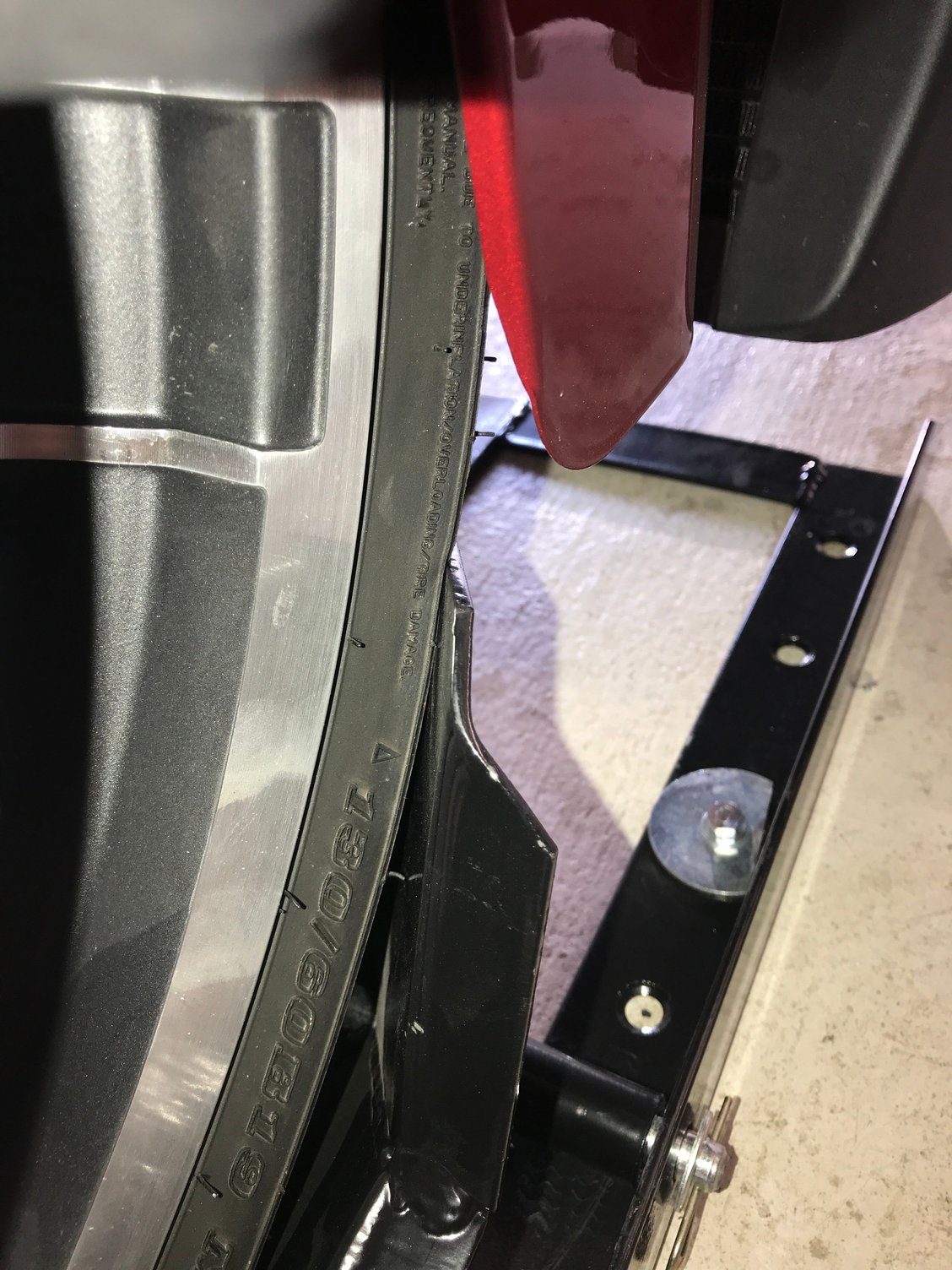 Harbor Freight wheel chock. Harley Davidson Forums