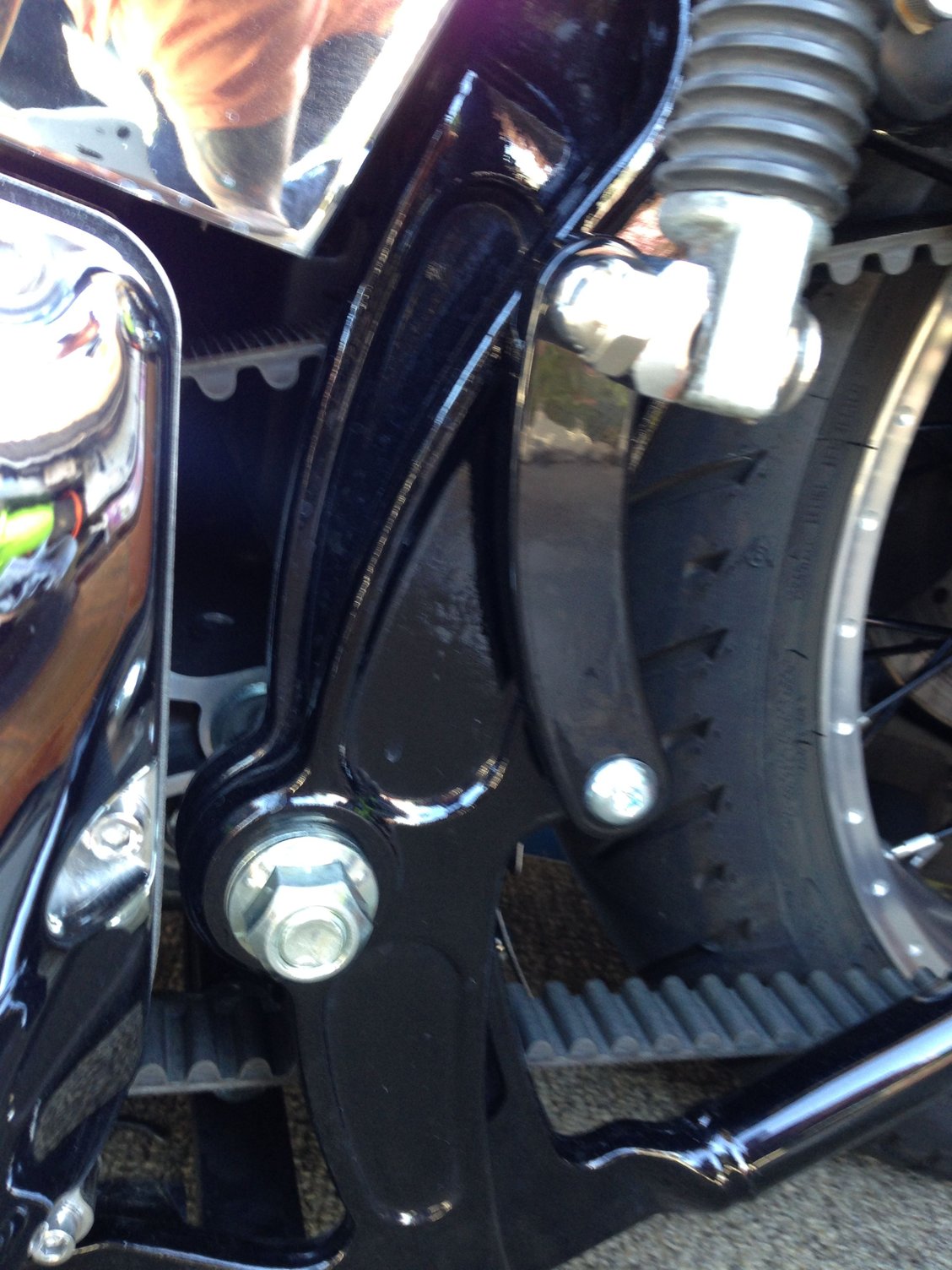 Passenger foot peg relocation Page 2 Harley Davidson Forums