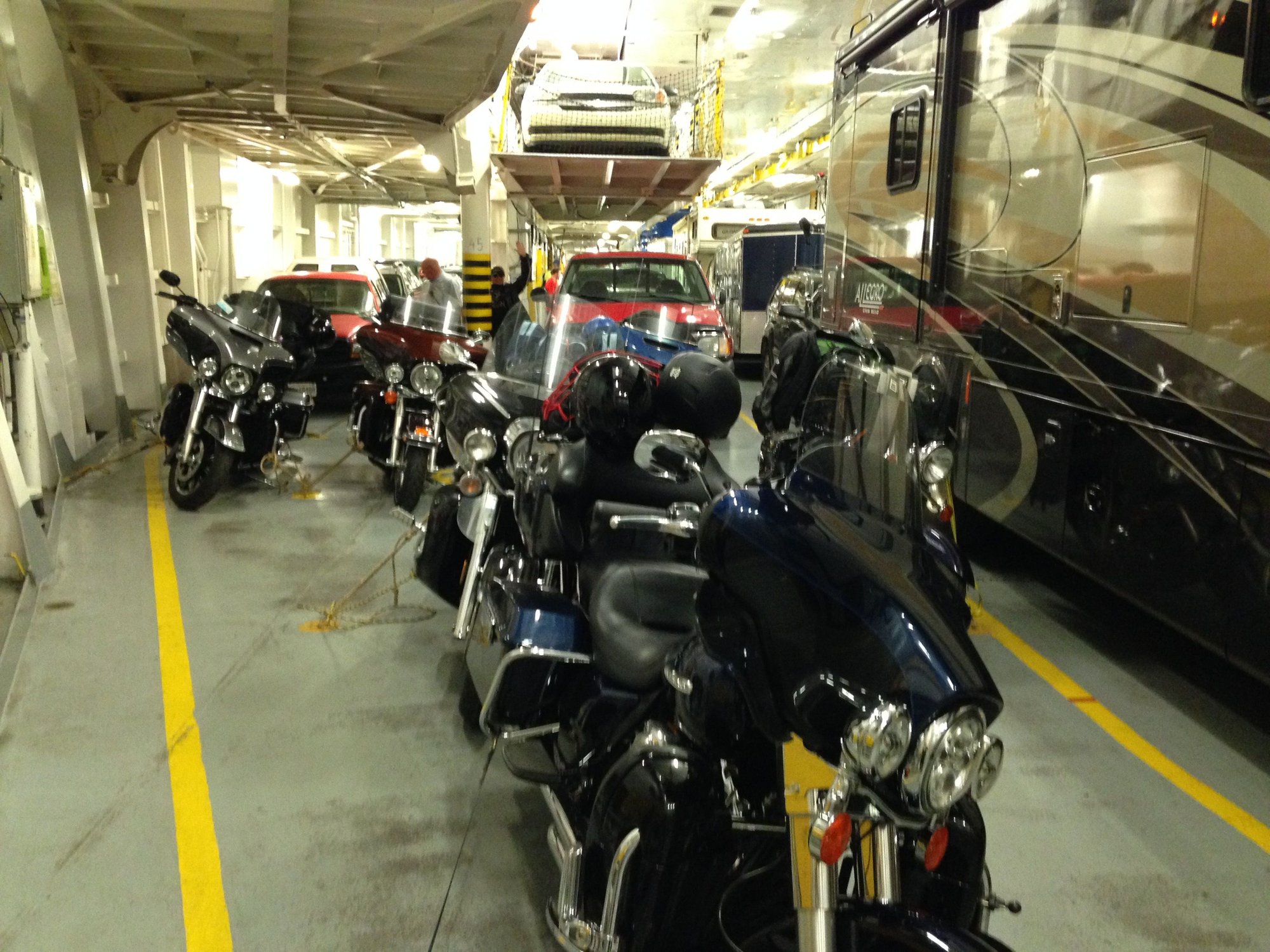 Securing Bike on Ferry. Page 3 Harley Davidson Forums