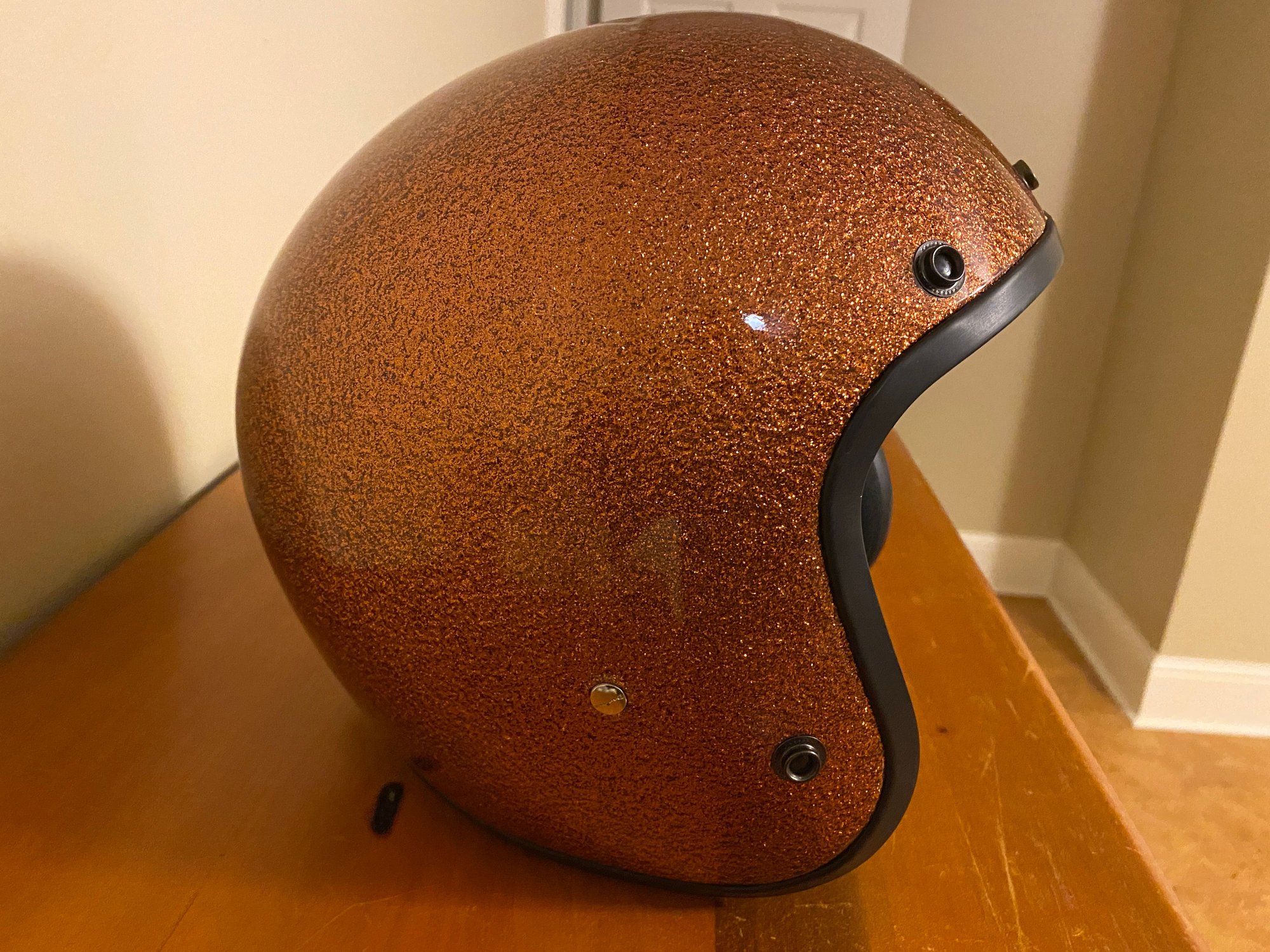 FS Daytona Slim LIne 3/4 Helmet 2XL Rootbeer NEW! Harley Davidson