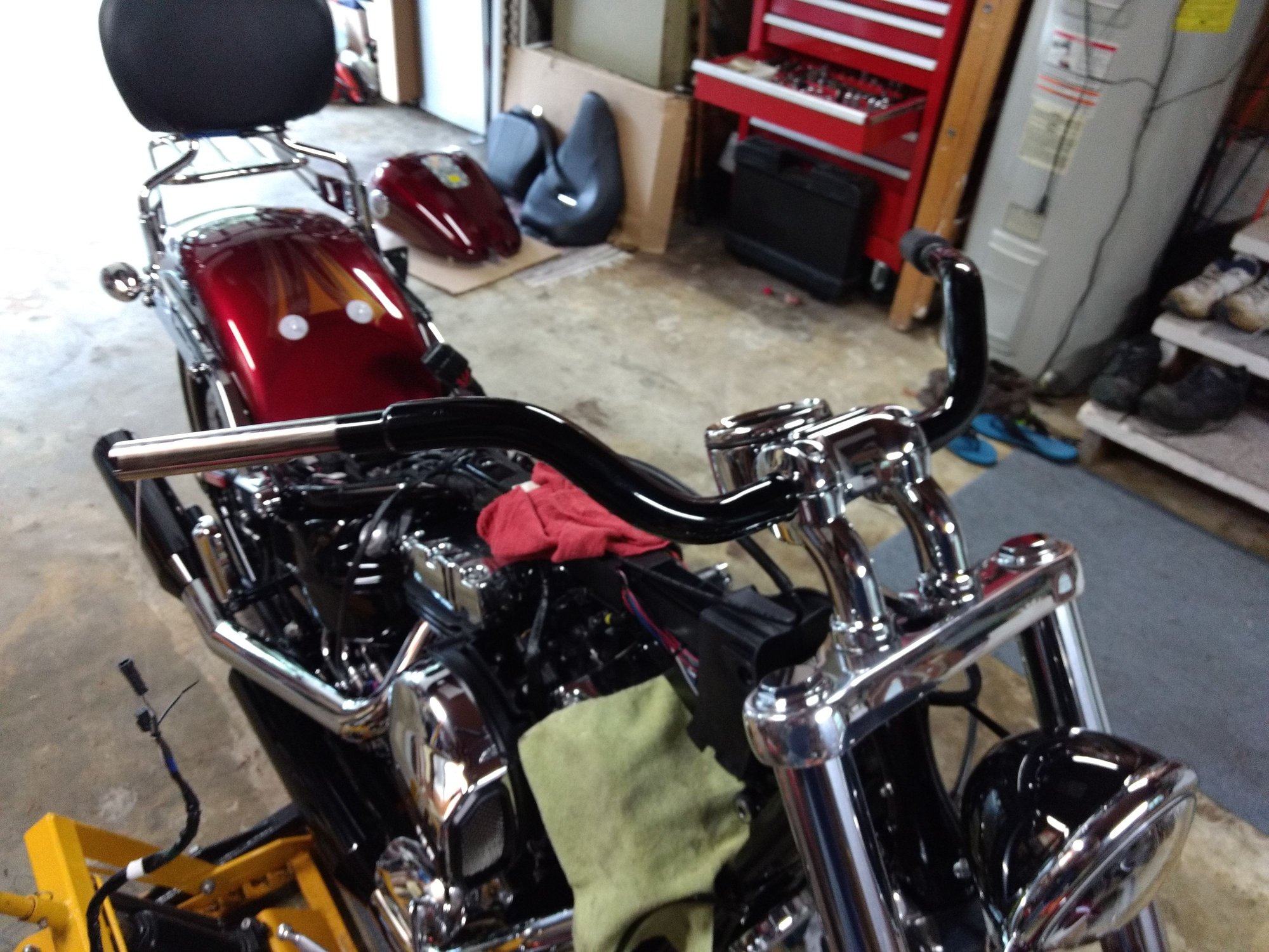 Moving the handlebars back 1 inch. Page 2 Harley Davidson Forums