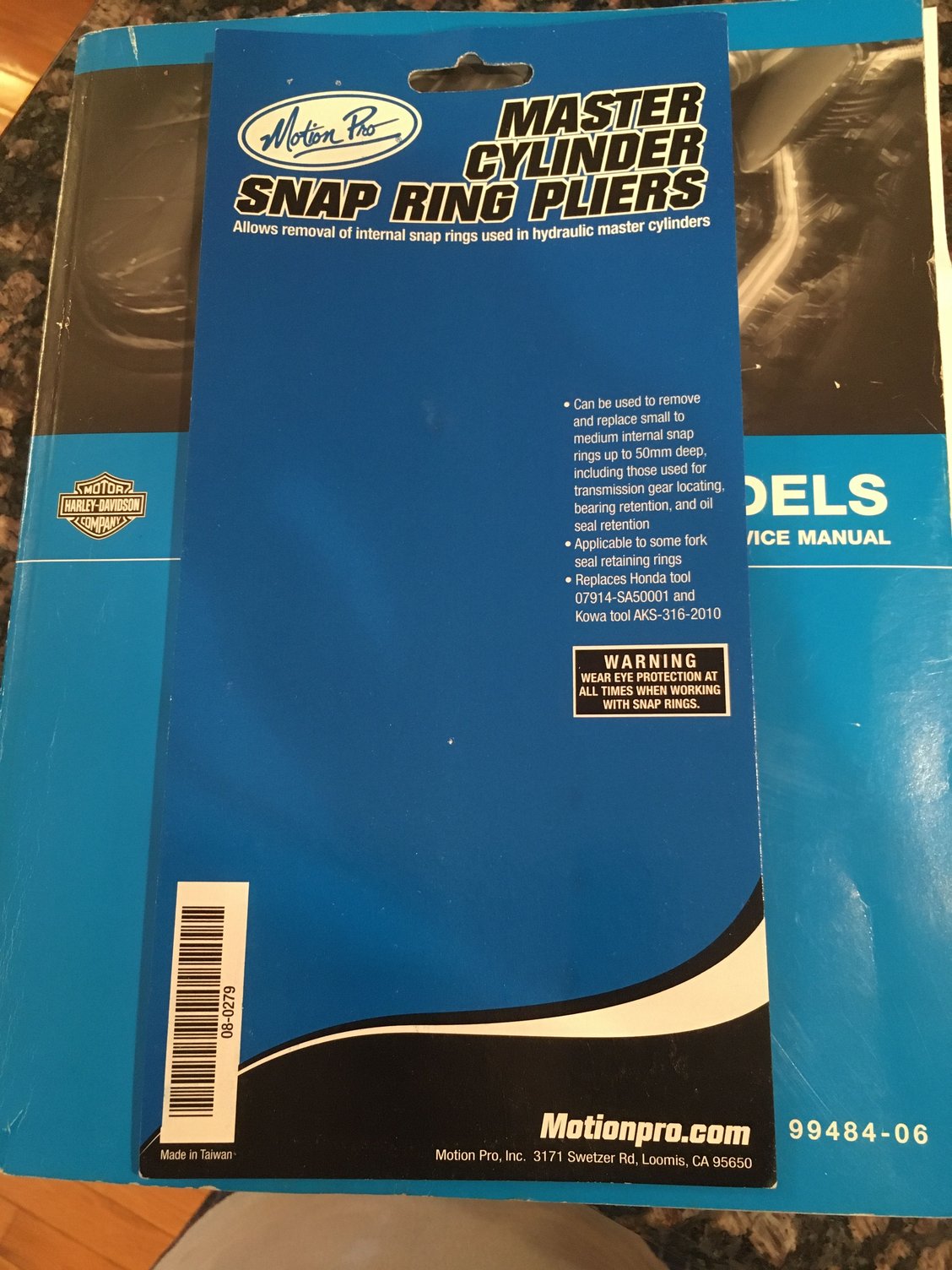 Master Cylinder Snap-Ring Pliers - Motion Pro - View #3
