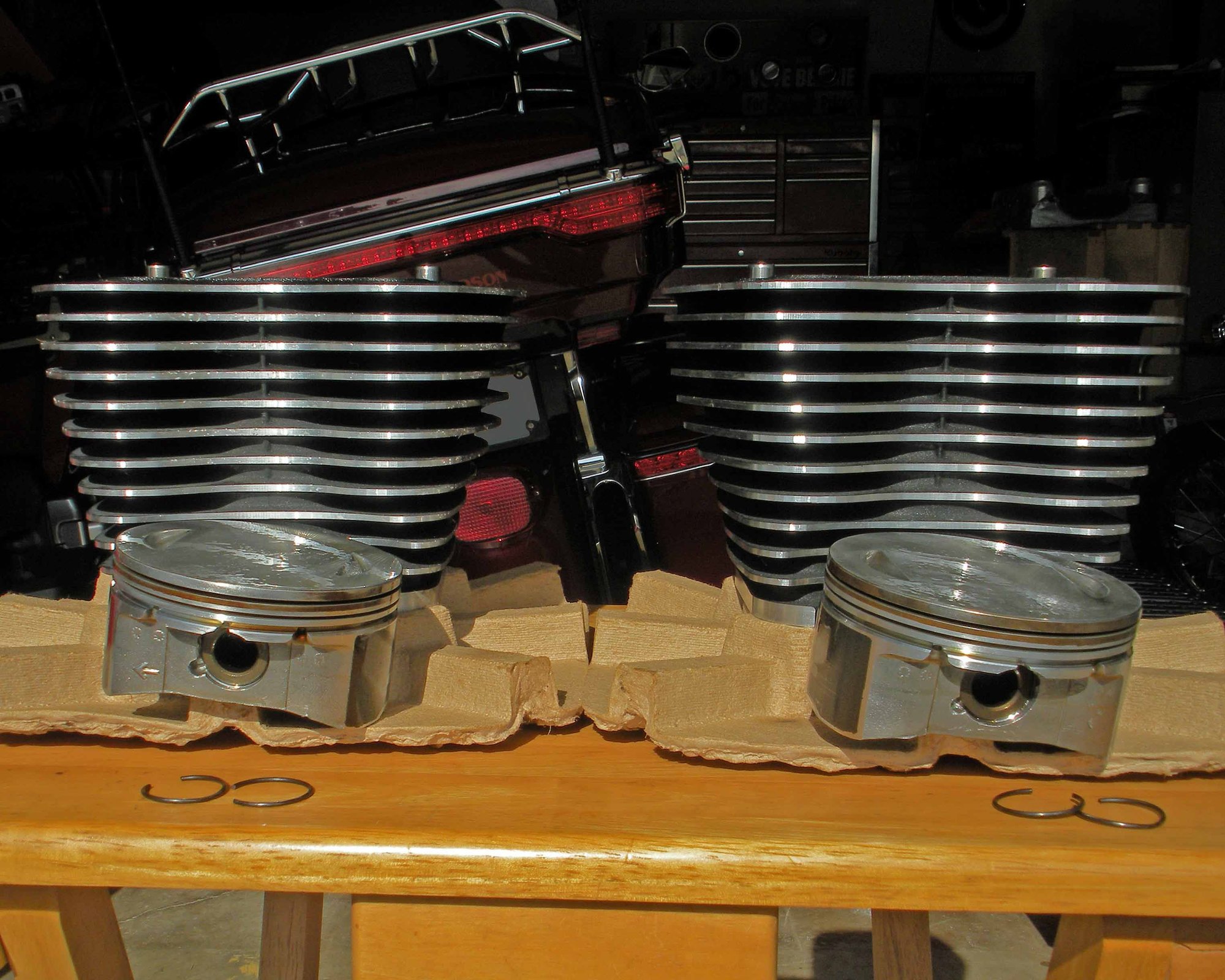 103” Pistons and Cylinders Set 125 Harley Davidson Forums