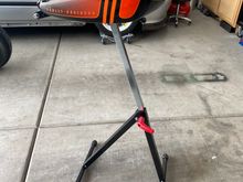 Built it out of a $18 Harbor freight lumber roller stand. 