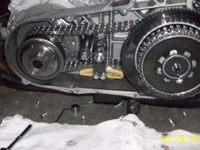 The start of the work with the primary cover off.