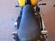 This seat really opens up the bike.  Shows it's bones of real good.