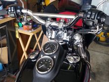 The biltwell moto bars setup