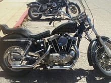 1973 xlch ironhead sportster as i bought it.
