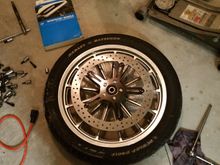rotor mounted