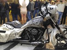 The other side of the bike. Owner was a cool guy too. Angels were not bad looking either (see background)