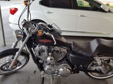 After that i want to get a dished tank, maybe risers for my handle bars or just bigger apes to put me in a more comfortable riding position. Exhaust and fuel management system. But i dont think it looks to bad stock.