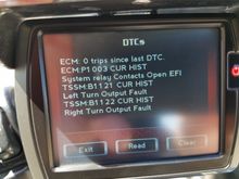 The emergency flashers were on so disregard the turn signal faults