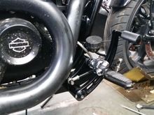 Moved forward brake pedal Street Rod.