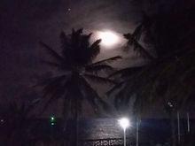 A full moon scene from our balcony!