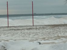 Lake Huron at Canatara Park near the mouth of the St. Clair River.