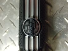 The black on the mesh looking area is rubbed off some from my throttle hand.