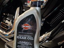 Good thing this stuff is safe for primaries, since it starts out in the transmission and makes it's way to the chain case. Maybe that's why they came out with a new oil. 