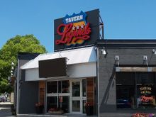 “Legends” restaurant on the Main Street. Good food and cold beer. What else do riders need?