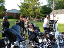 Getting geared up ready for the ride home.