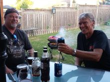 Day 1 - Stoped for the night at my brother Steves house in Kingston, Ontario.