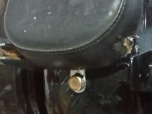 After 13 years, the seat damage was barely visible. 