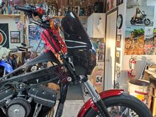 Test fit the Road Warrior fairing just for fun before I paint it.