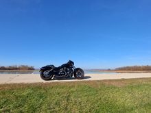 Road leading to lock and dam 13. 