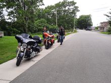 Getting ready to leave Point Pelee.