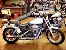 The day I bought my 99 dyna fxdx.
First year of the twin cam.
