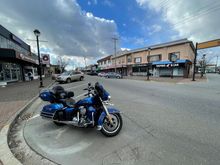 Downtown Langley, BC… My go-to coffee shop is on the left… But no chairs outside yet, had to sit inside with all the Younghens…