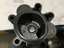 Pump body showing some wear