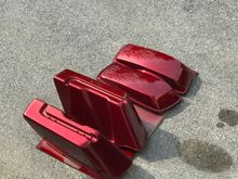 Clear coat and some sun baking.