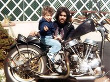 1961 Panhead rode this bike about 10 years at the time of this photo I rode it hard and put it away wet.