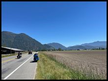 … Same spot, but looking east instead of west… Lots of farms in this area
