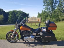 July, 2016... Finally happy with my self fabricated saddlebag and tour pack brackets (moved the saddlebags forward about 2 inches, and leveled them out a bit). Finished painting the tour pack,and STILL working on painting the fairing.