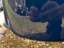 This pic and the ones that follow are from after I polished and sealed the fender,  the ones above it are from before