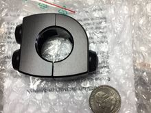 Motogadget m switch. Stock bar controls gone. This 3 button replaces all the stock bar switches.