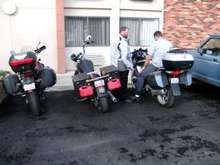 BW in Butte Montana Met up with sons on the trip to Arctic Circle -My 08 Buell Ulysses