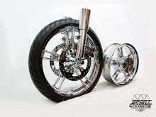 Complete Chrome kit from Sport Chrome with the Mad Wheels Reinforcer included.
