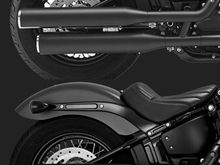 Stock  muffler compared to Vance & Hines Eliminator