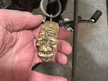 Given to me by a Forum member to ward off bad luck when I became a Hoka Hey competitor. 