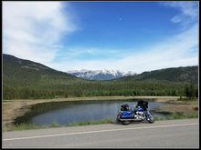 This one of my GoTo picture places that is easy to get to. We are looking east, so if you come here in the later afternoon, say around 5 or 6, then the shadows are right. And if it is in the spring you can get snow on the far range. You will notice that I put a frame around it also. This is all done in Photoshop.