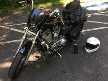 Photo from July. Note the quick release clips still on the form tubes.