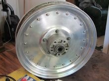 Spun aluminimum disc i found in California 