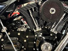 Different cover on air intake. Checking out different look 