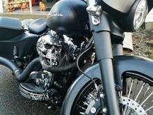 Not as sexy as most you guy's garages but that's her house in the background.