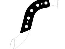 Heat Shield Concept, Black, Perforated