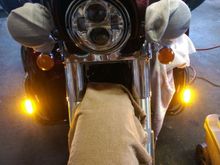 Wiring ran, final test on a bench DC supply at 12V to make sure everything was intact.