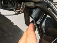 I did have to extend the fuel line but it still rubs against the frame at the ends.